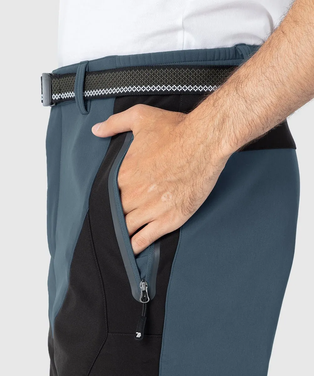 Men's 8-Pack Insulated Waterproof Pant Windproof Warm Fleece Lined Ski Trousers