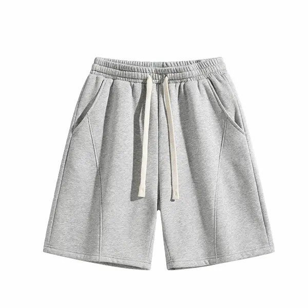 Men's Lightweight Breathable Shorts – Pocket & Drawstring Waist for Gym & Casual