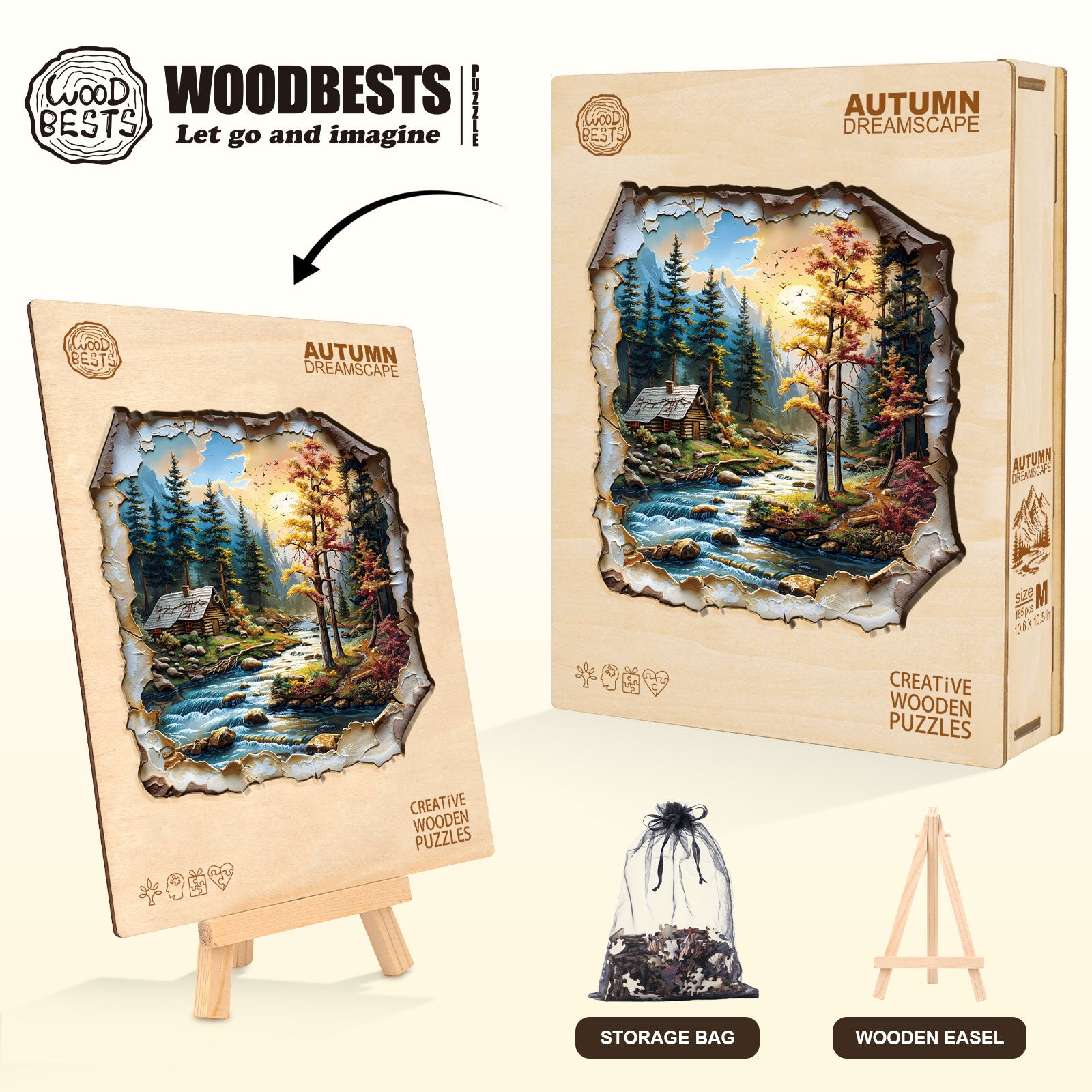 Autumn Dreamscape Wooden Jigsaw Puzzle