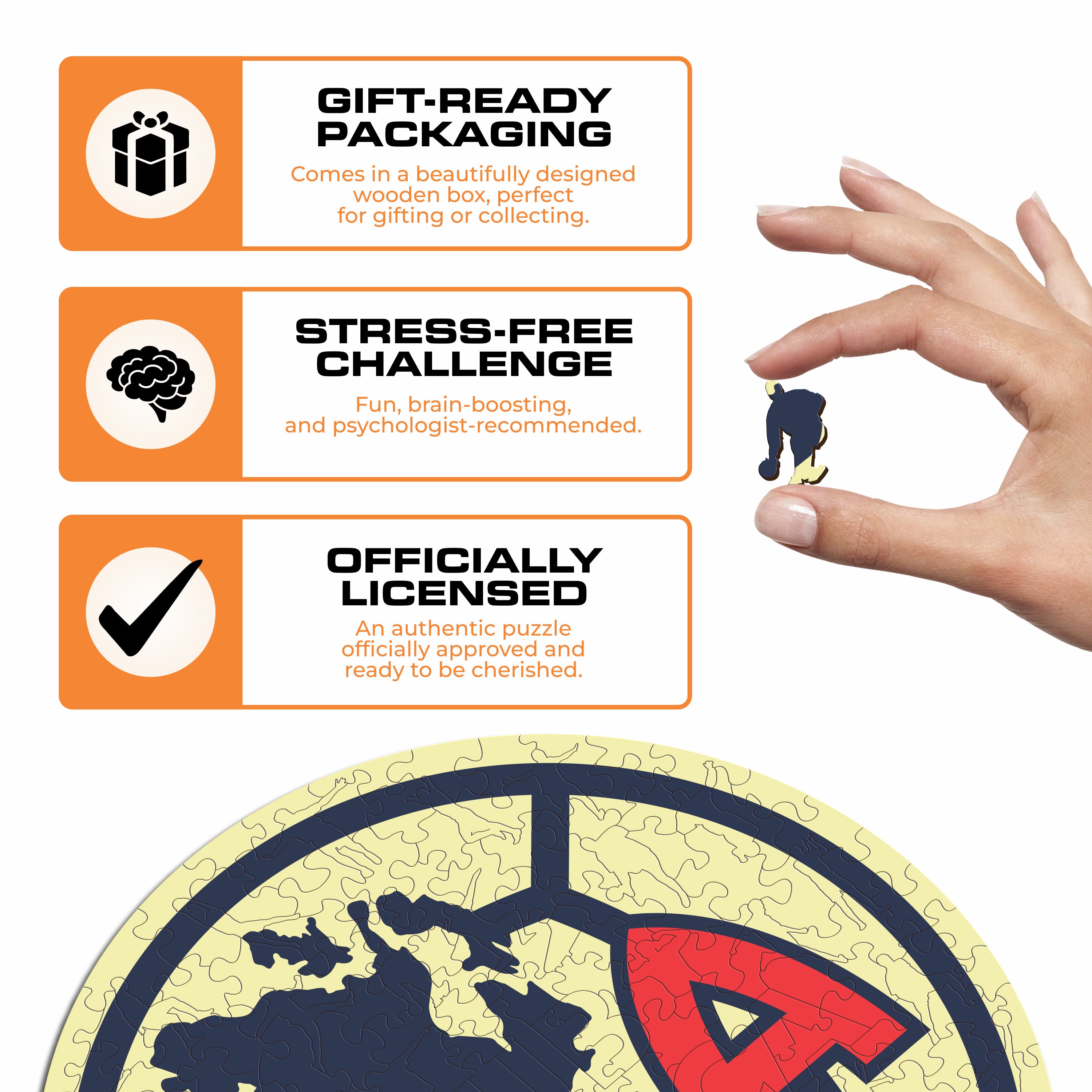 Club América® Logo - Wooden Puzzle