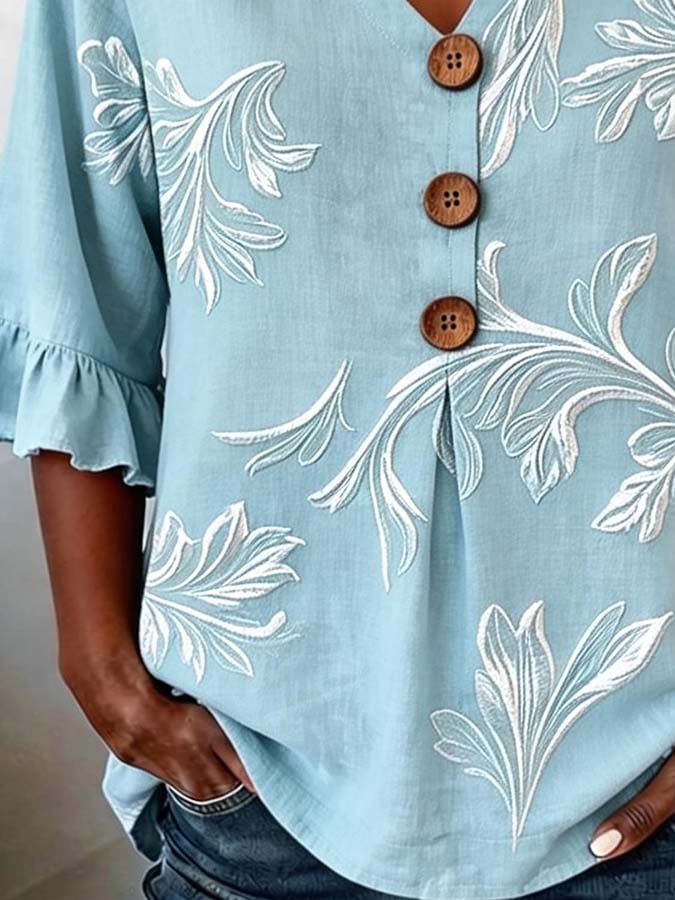 Women'S Casual Printed Top