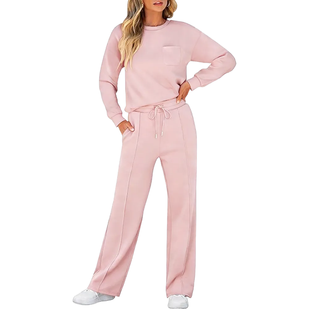 two-piece long-sleeved sports suit