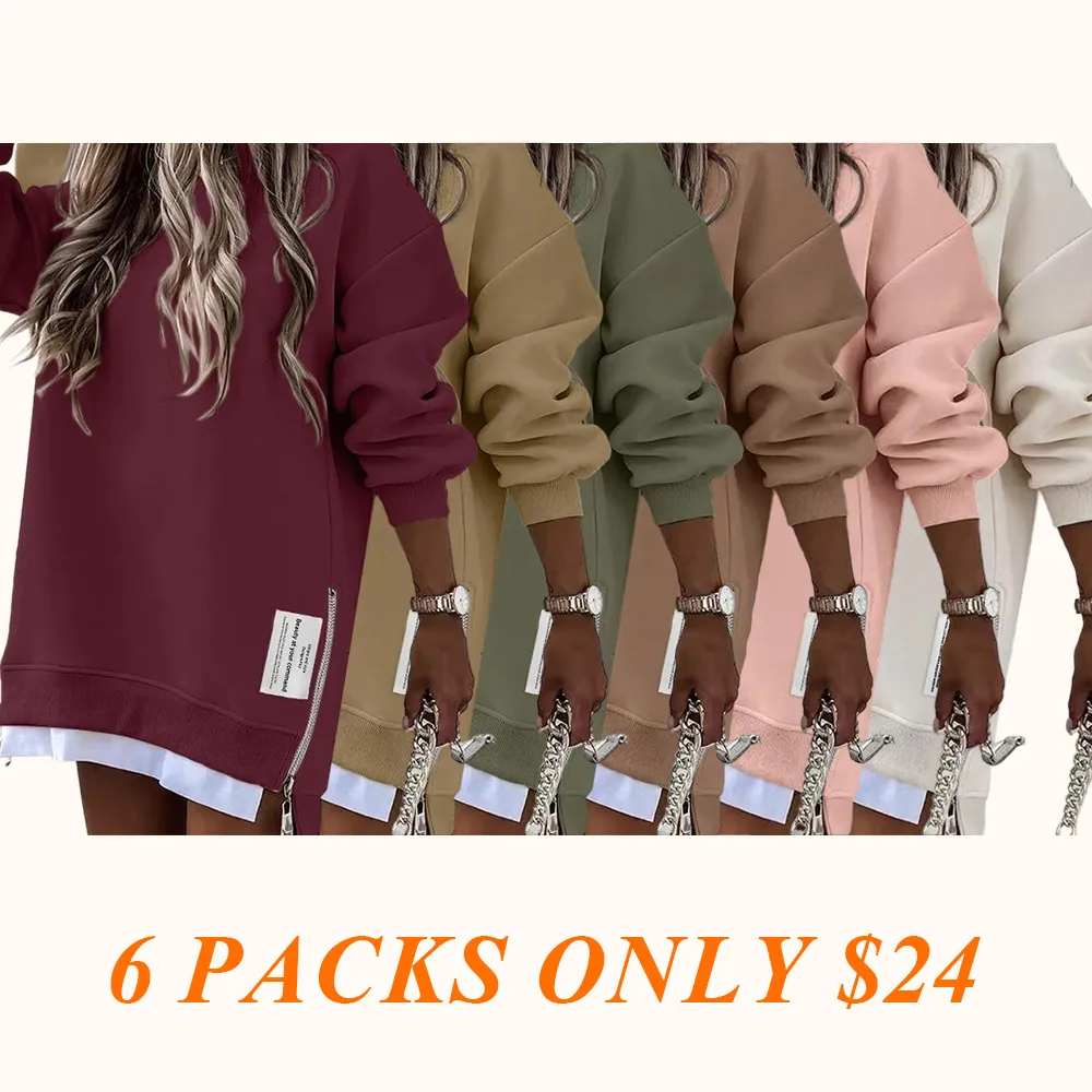 Womens Long Sleeve Pullover Sweatshirt