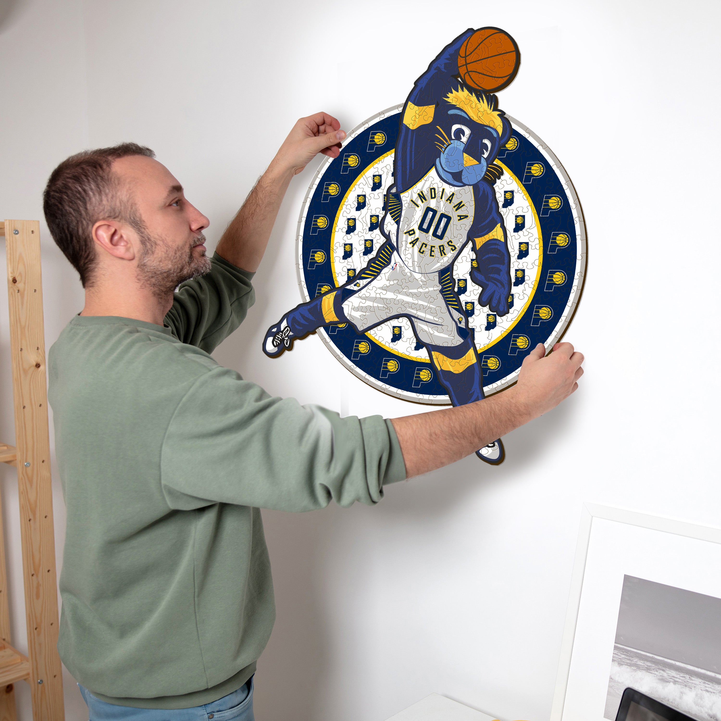 Indiana Pacers™ Mascot - Wooden Puzzle