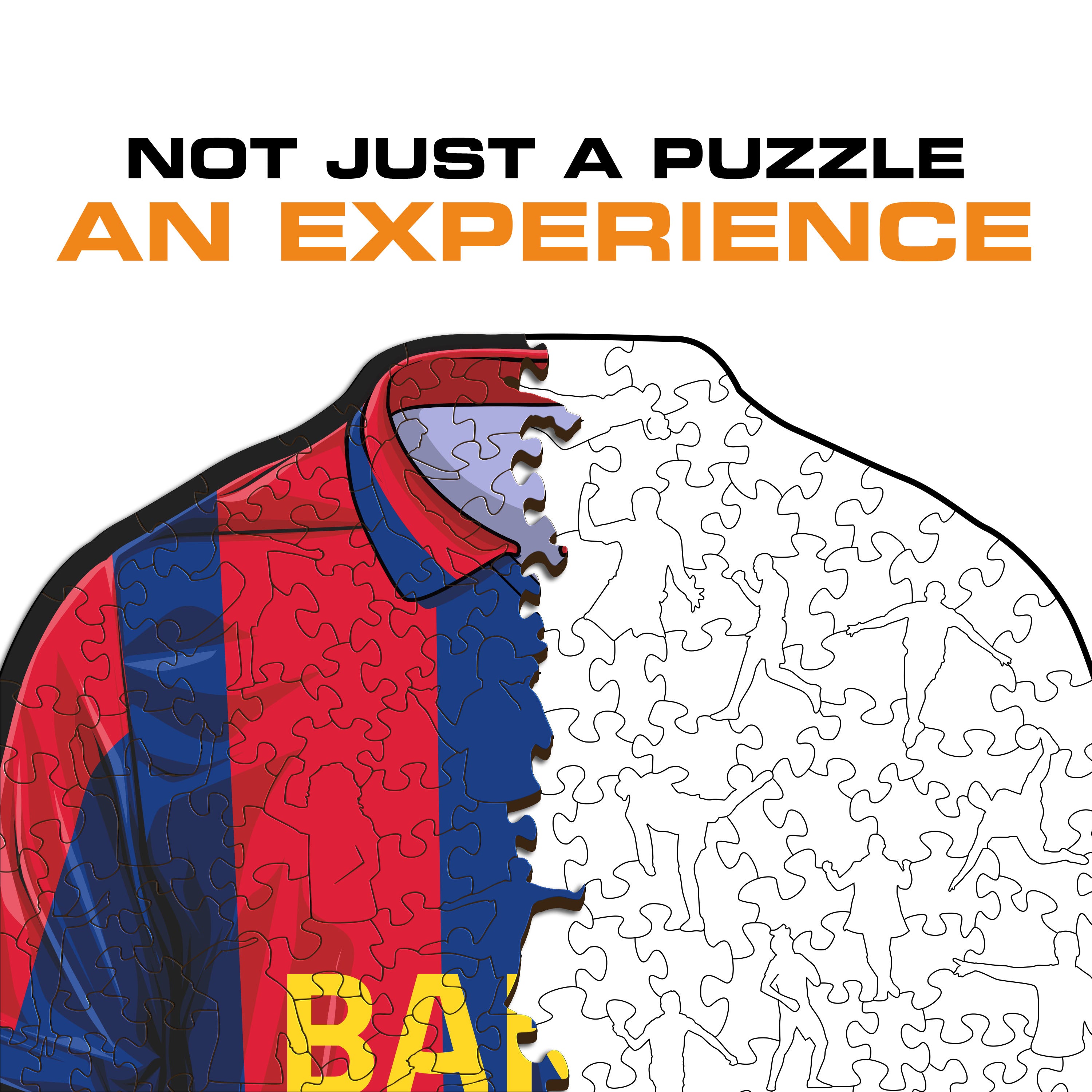 FC Barcelona® Jersey - Wooden Puzzle