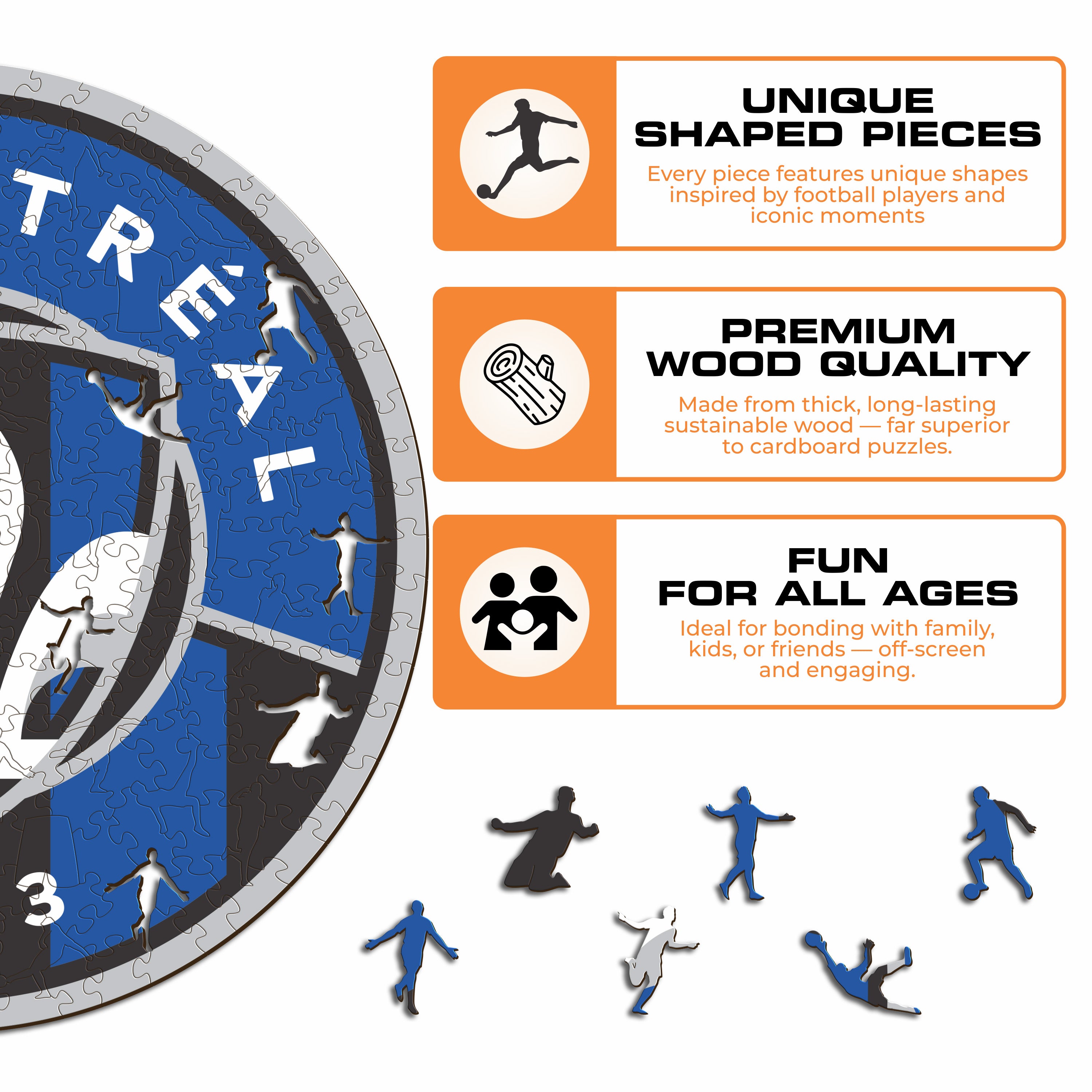 CF Montréal® Logo - Wooden Puzzle