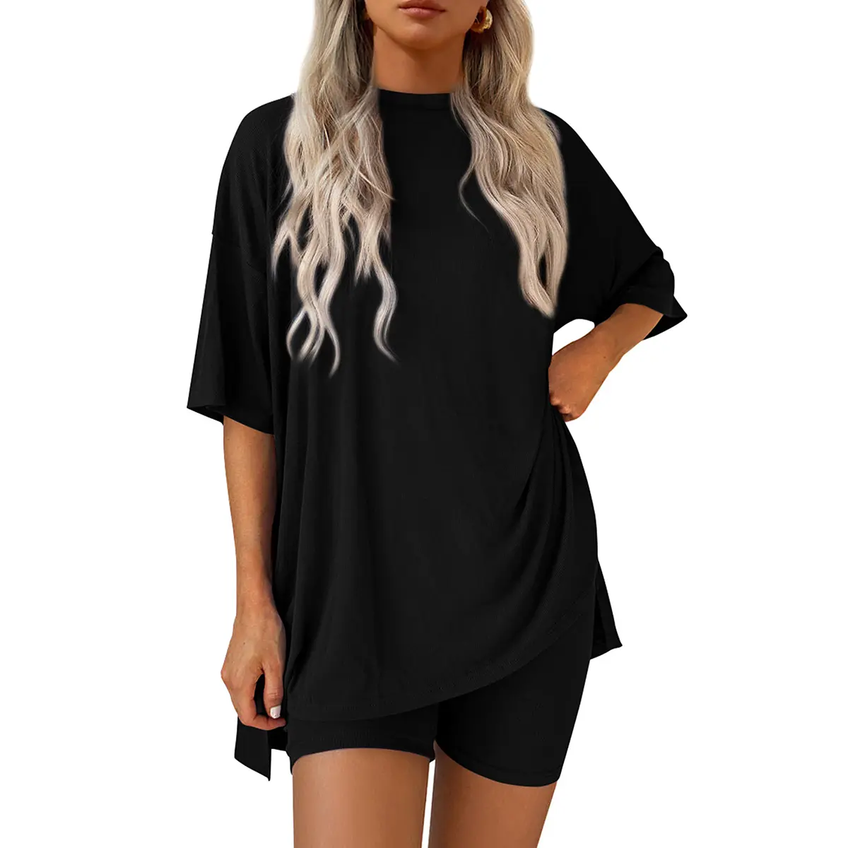 Two-Piece Set For Women Summer Casual Oversized