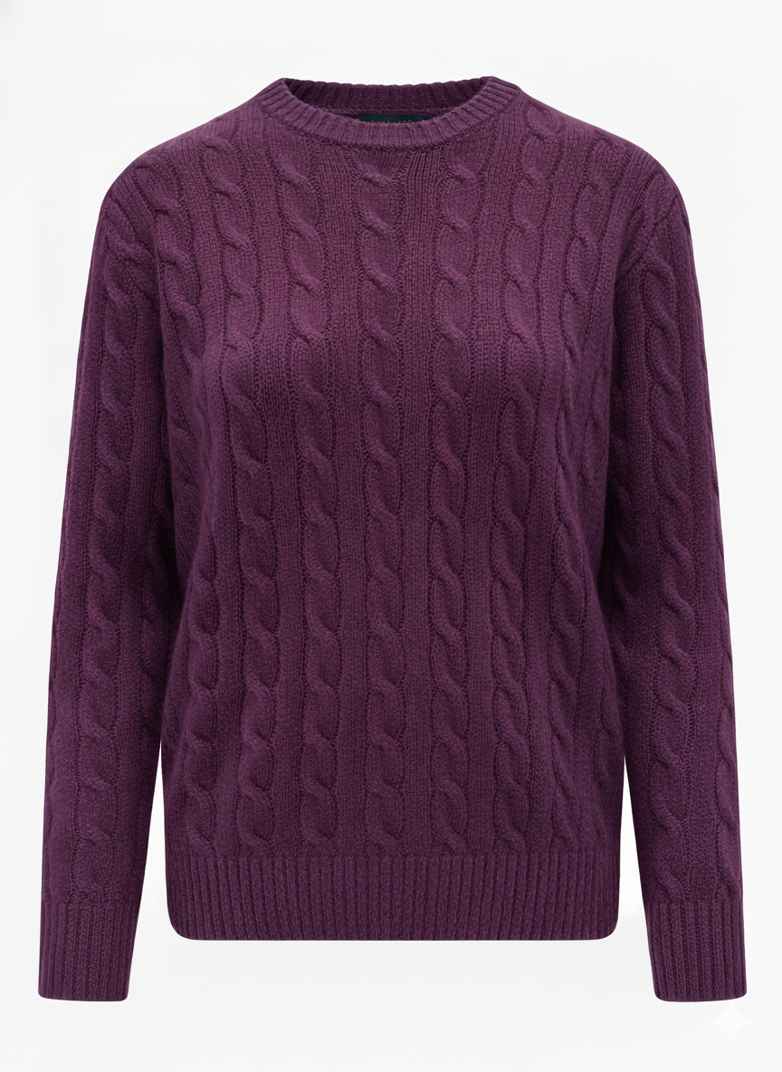 Women's Casual Cashmere Knitted Sweater