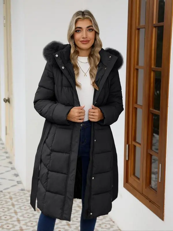 Women's Autumn and Winter Hooded Jacket