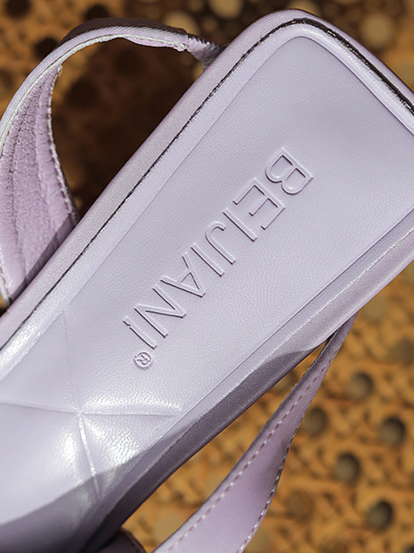 Solid Color Sandals Pumps