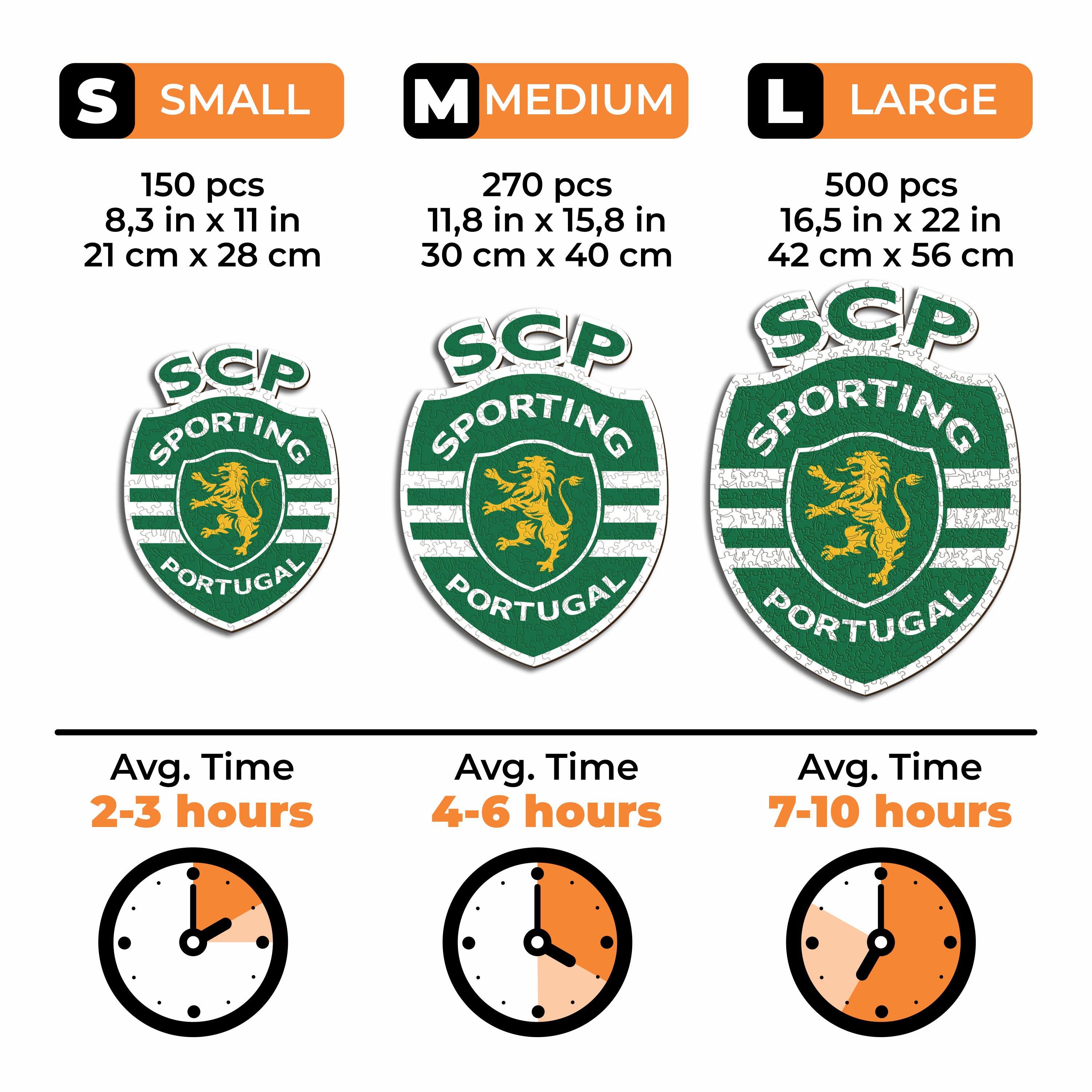 Sporting CP® Logo - Wooden Puzzle
