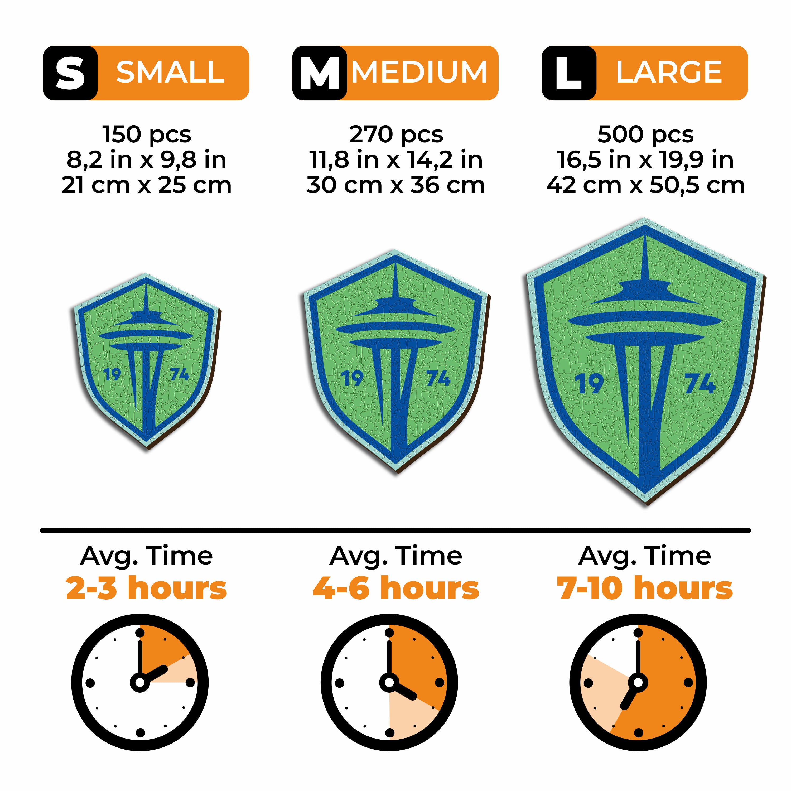 Seattle Sounders® Logo - Wooden Puzzle