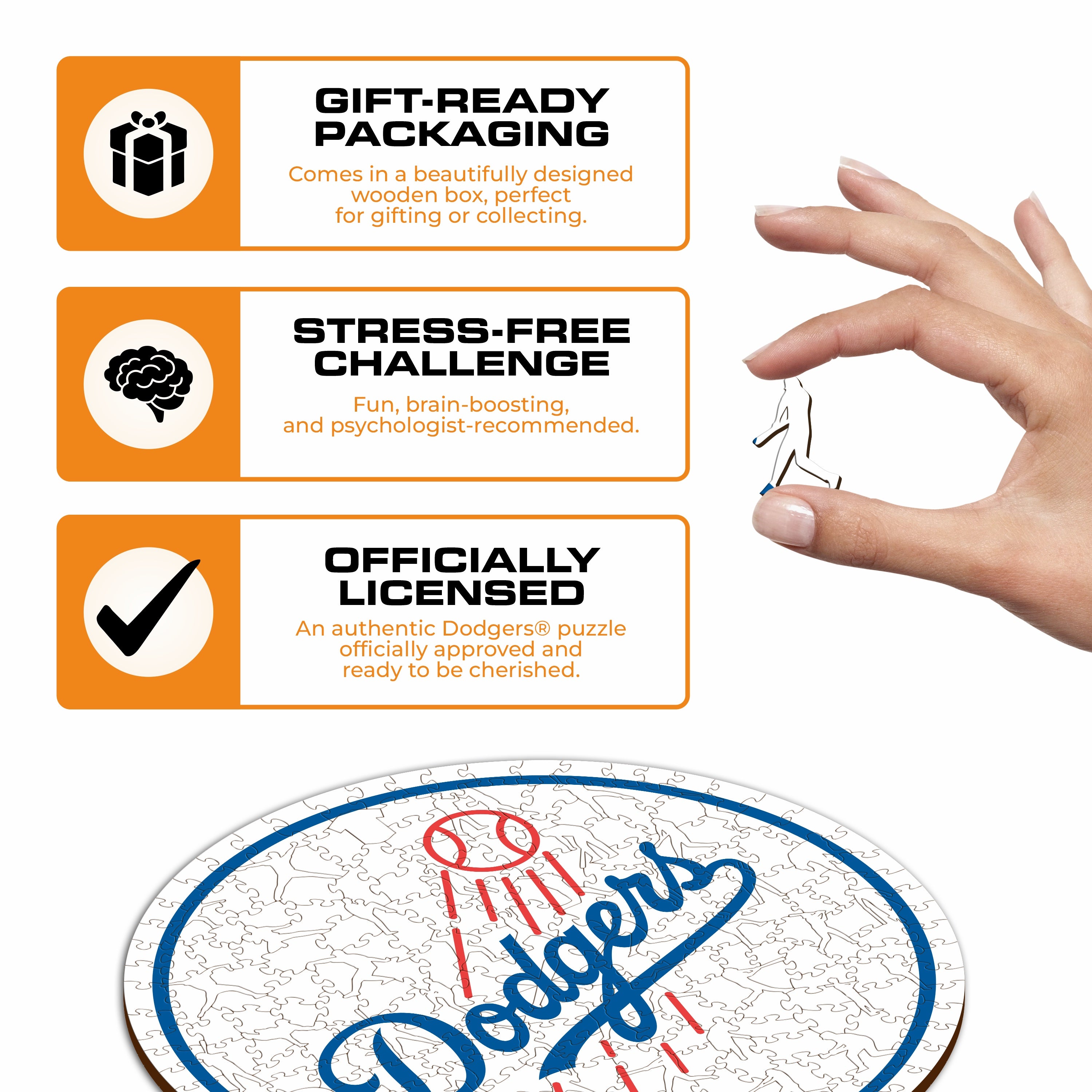 Los Angeles Dodgers™ - Wooden Puzzle