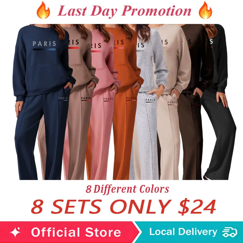 [🎉Huge Christmas Sale! 90% OFF Storewide—Don’t Miss Out!]Women’s Voyager Max Pocket Space Cotton Tracksuit Set