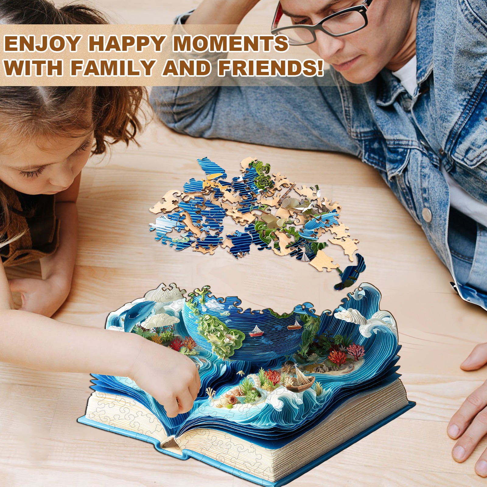 Ocean and Earth Wooden Jigsaw Puzzle