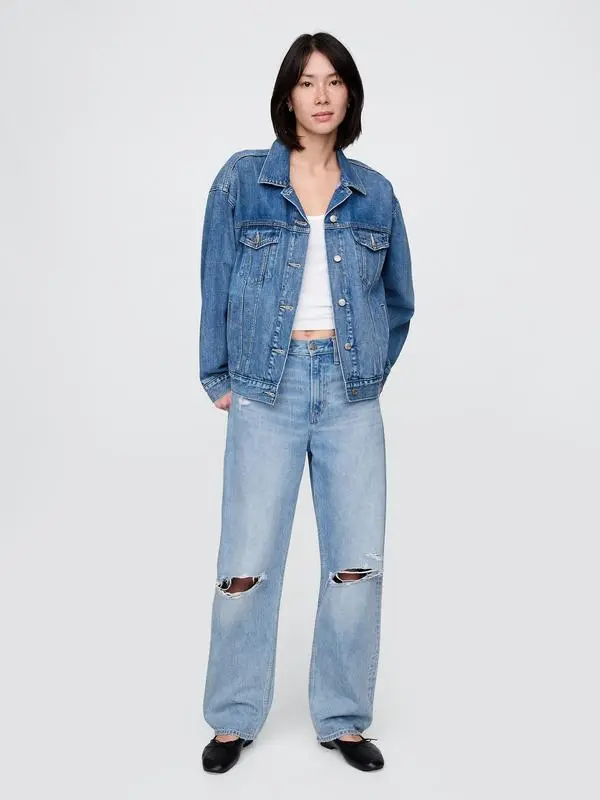 Women's High Rise Barrel Jeans