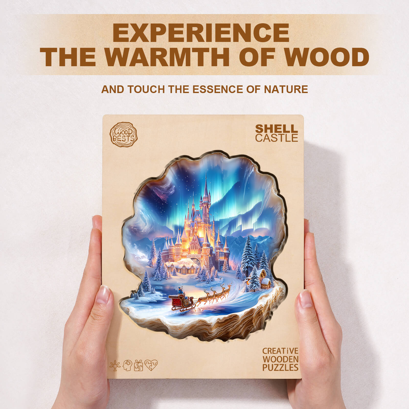 Shell Castle Wooden Jigsaw Puzzle