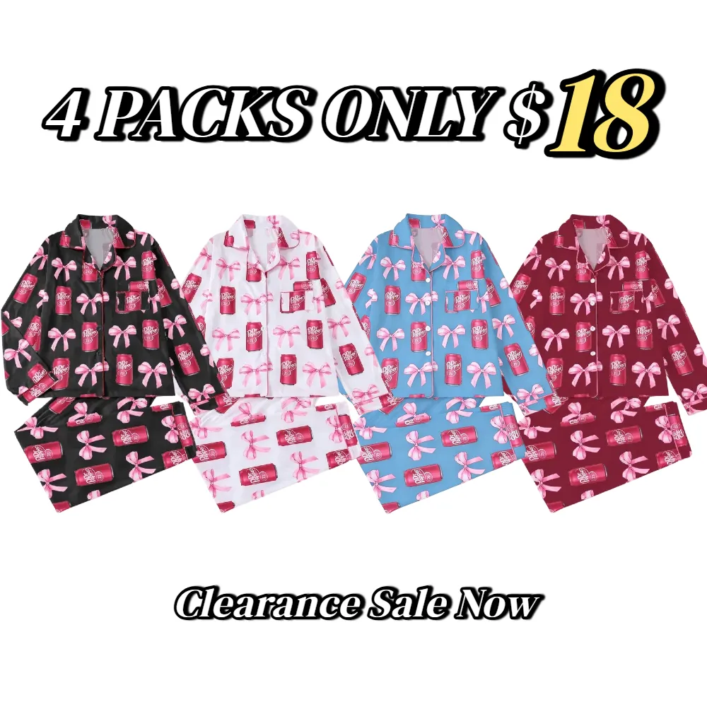 Women's Fall Winter Long Sleeve Sleepwear Set