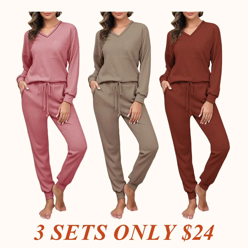 Womens Two Piece Outfits Lounge Sets