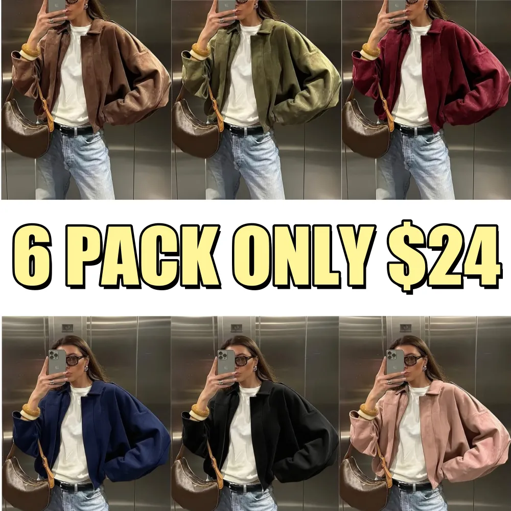 Casual Loose Fit Short Jacket