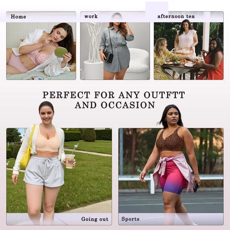 Women Wirefree Bras for Women Full Coverage No Underwire Everyday Bras