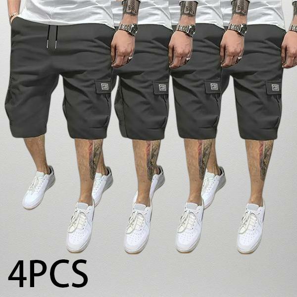 🩳 Men's Casual Summer Shorts – Slanted Pocket Everyday Comfort