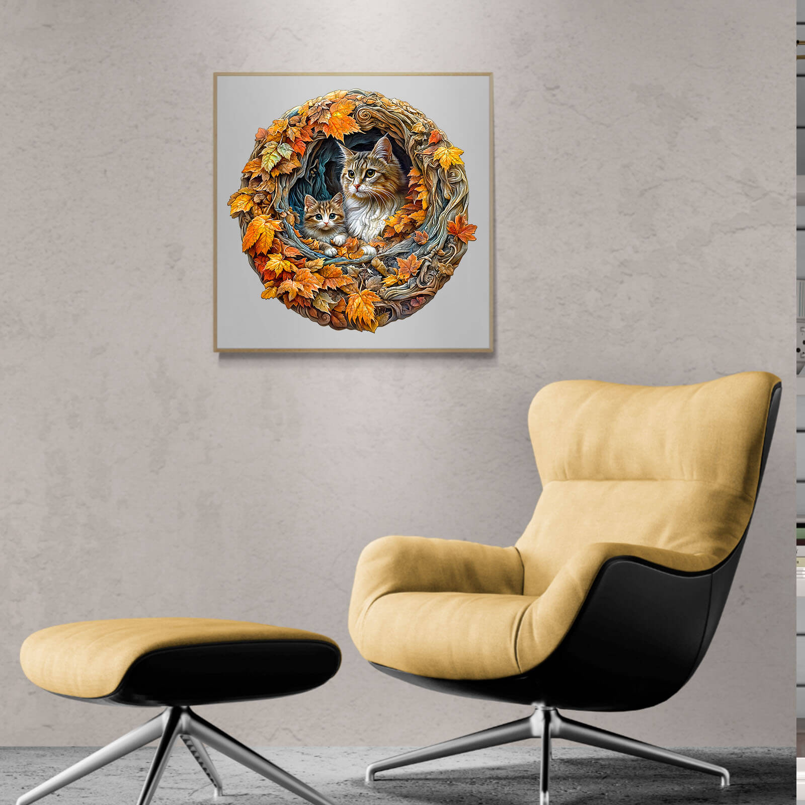 3D  cat mom Jigsaw Puzzle