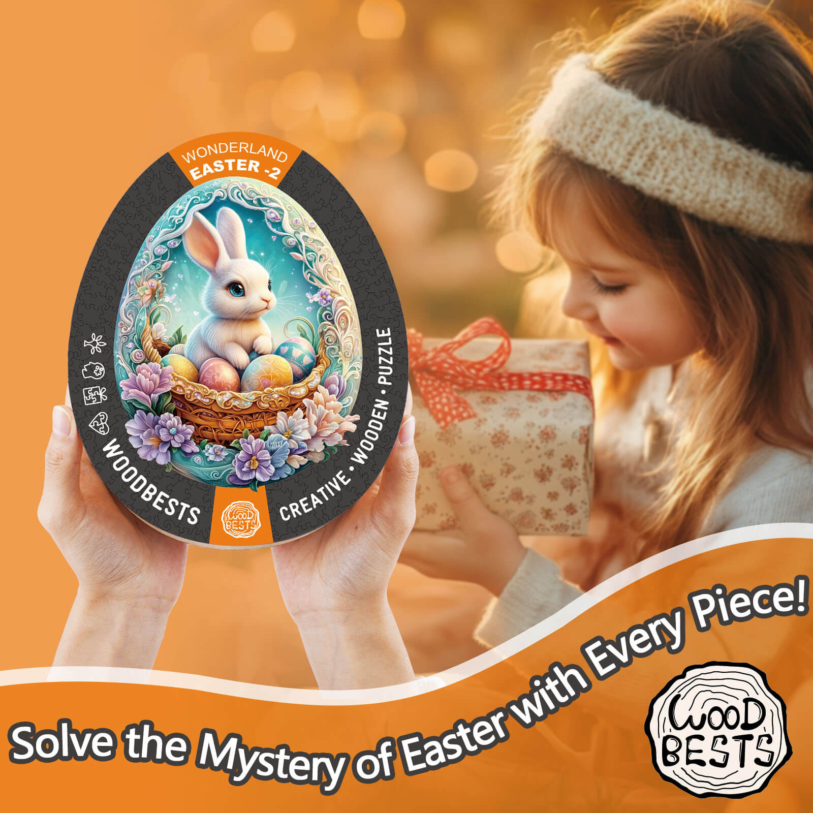 Wonderland Easter-2 Wooden Jigsaw Puzzle