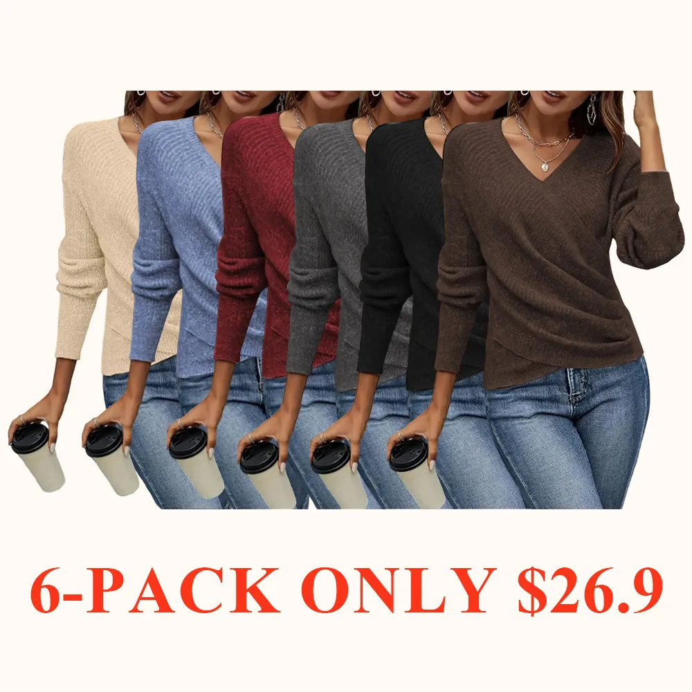 Elegant women's casual knit sweater