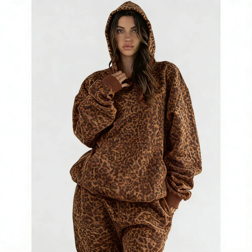 Women's Oversized Hoodie & Jogger Two-Piece Set