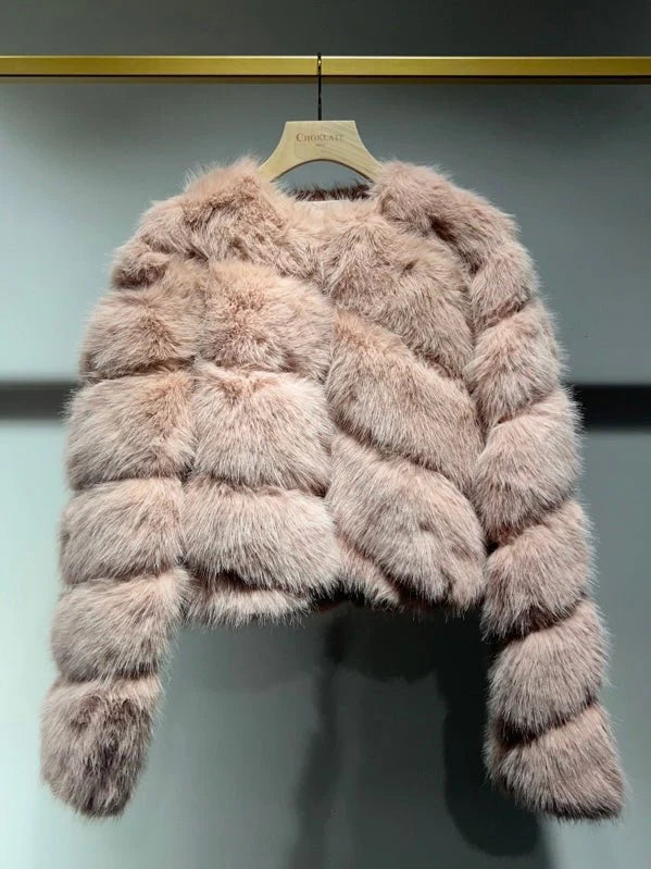 Foxy Faux Fur Jacket