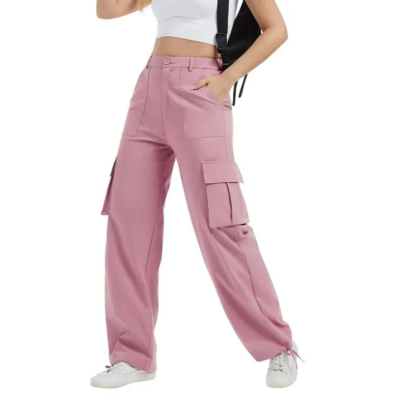 Stretchy Womens Cargo Pants thick thigh pants work outfits women Wide Leg Sweatpants Baggy