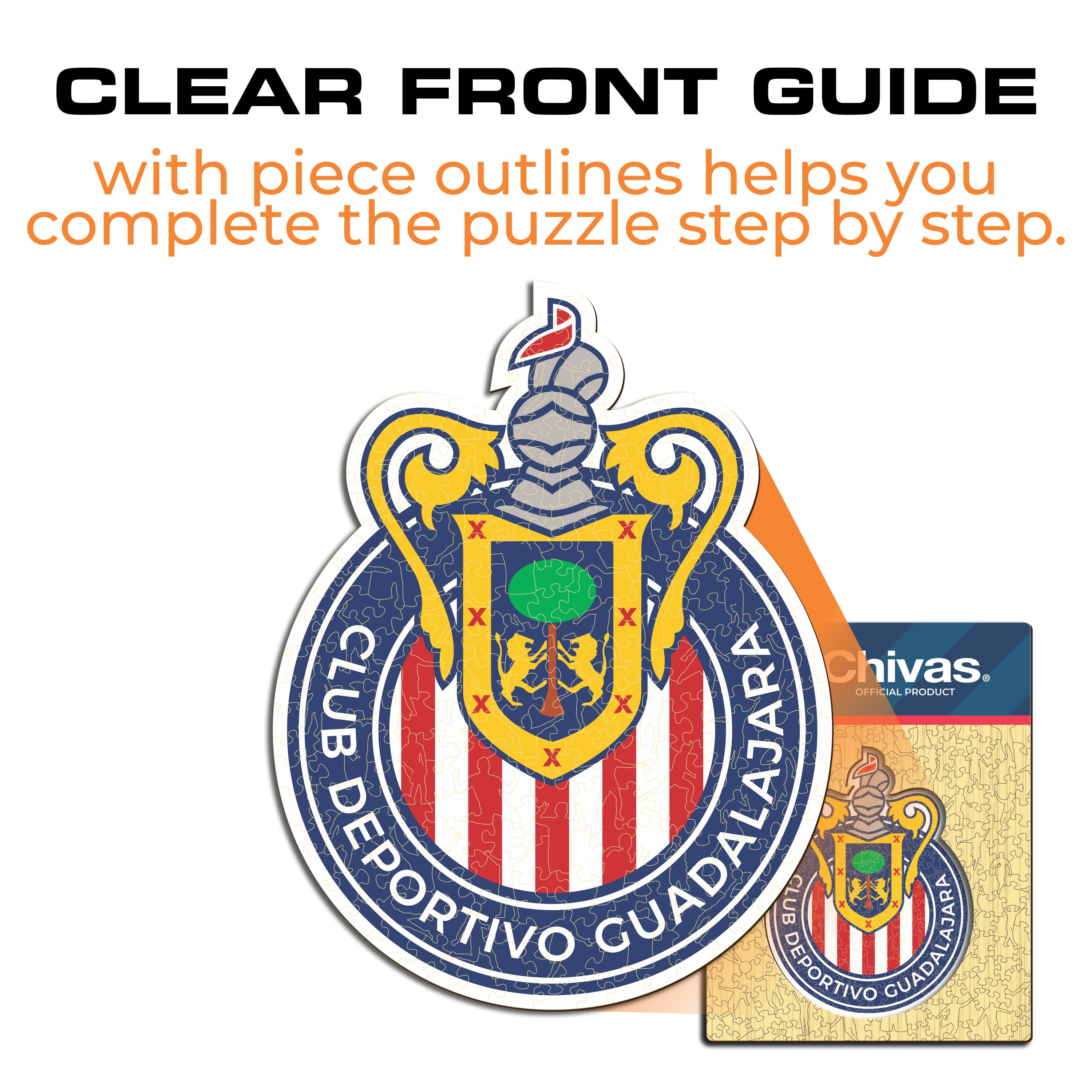Chivas Guadalajara® Logo - Wooden Puzzle