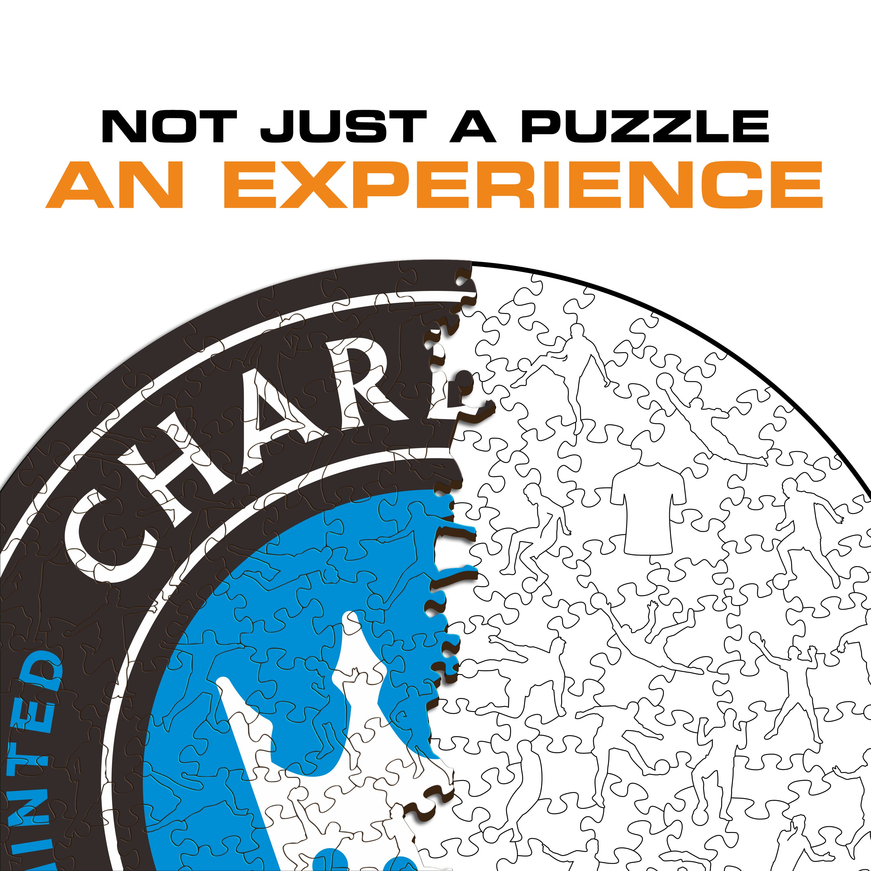 Charlotte FC® Logo - Wooden Puzzle