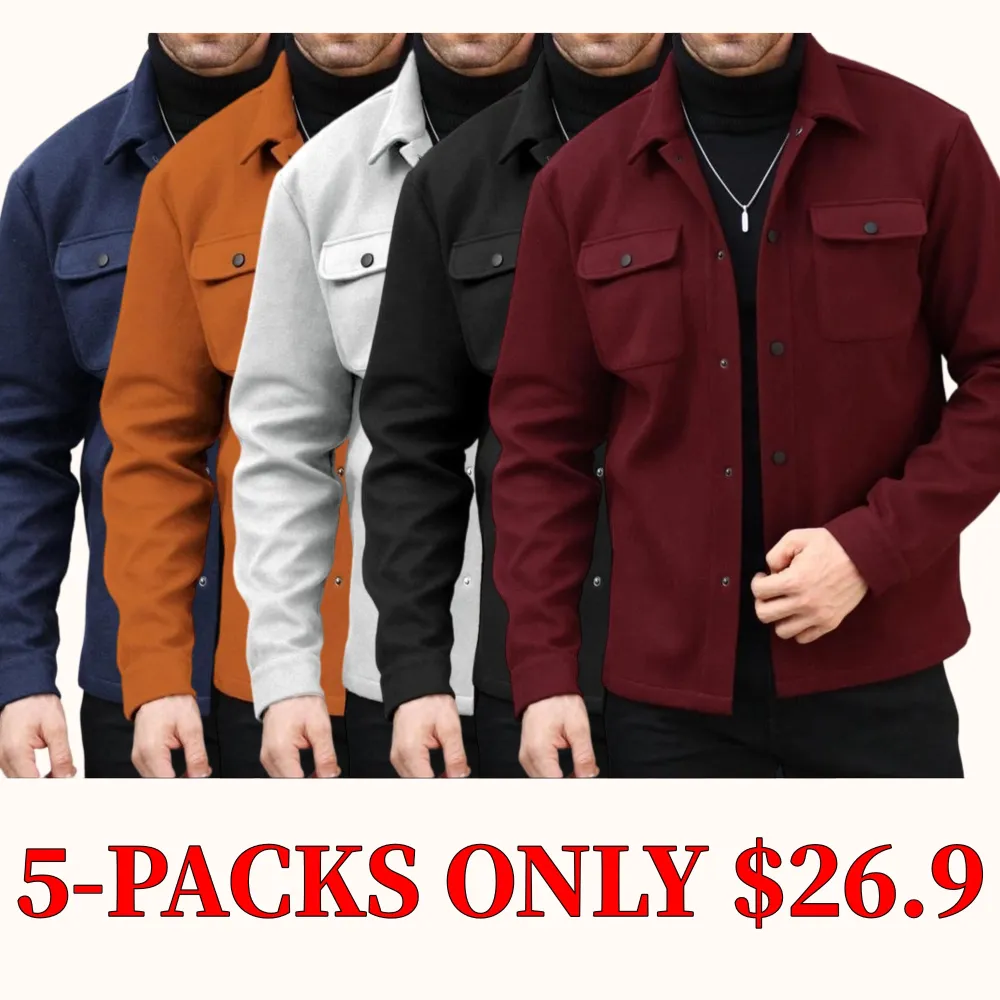 Men's simple wool jacket/coat