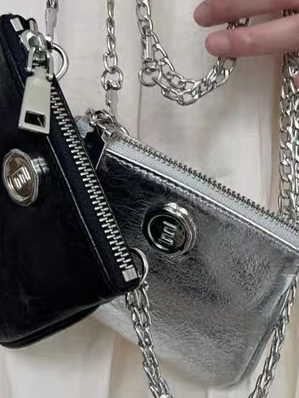Chains Shiny Split-Joint Crossbody Bags Bags Accessories