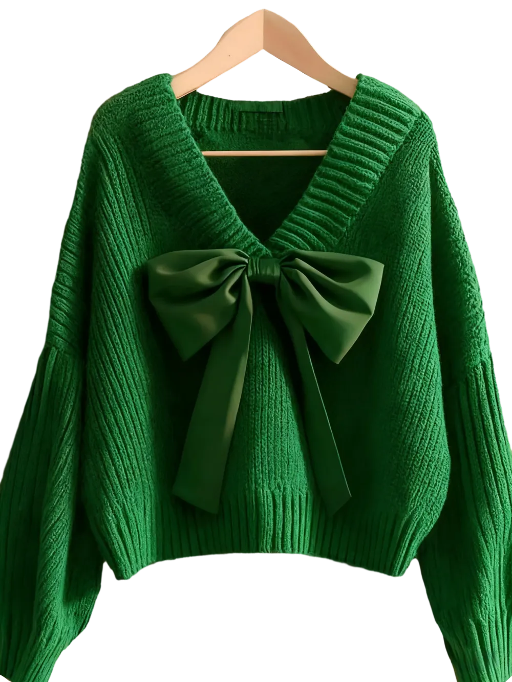 Women's Casual Bow Knit Sweater