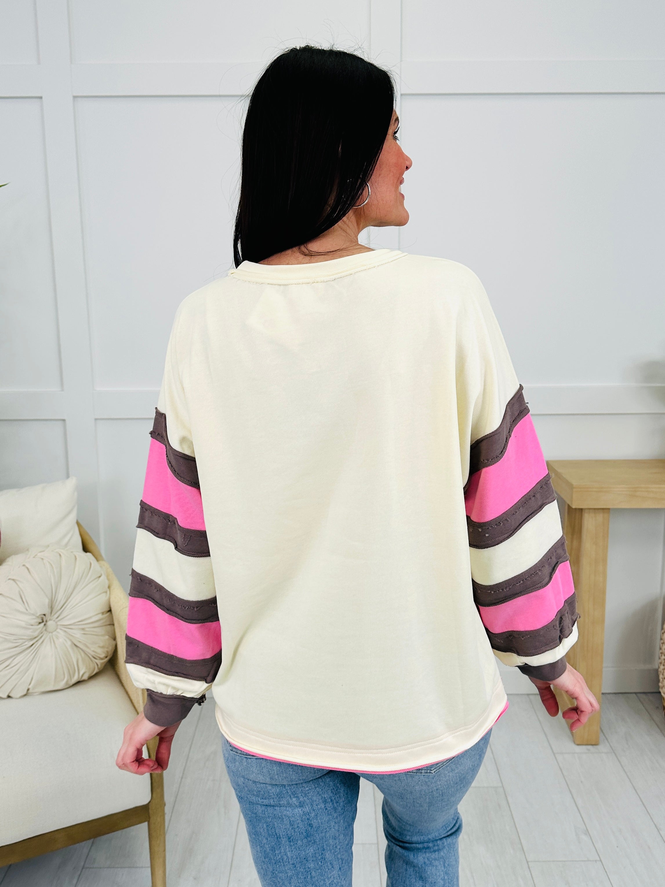 The Bloom Effect Sweatshirt In Cream