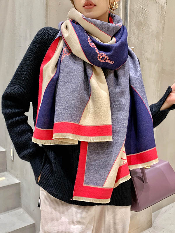 Thicken Split-Joint Warm Shawl&Scarf