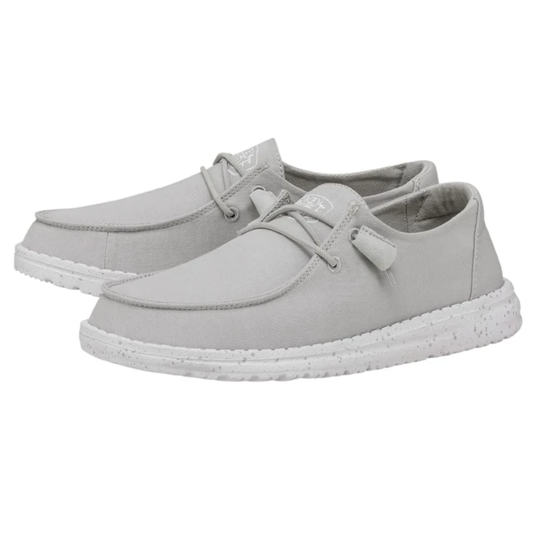 DUDE WOMEN'S WENDY SLUB CANVAS LIGHT GREY - 40063007