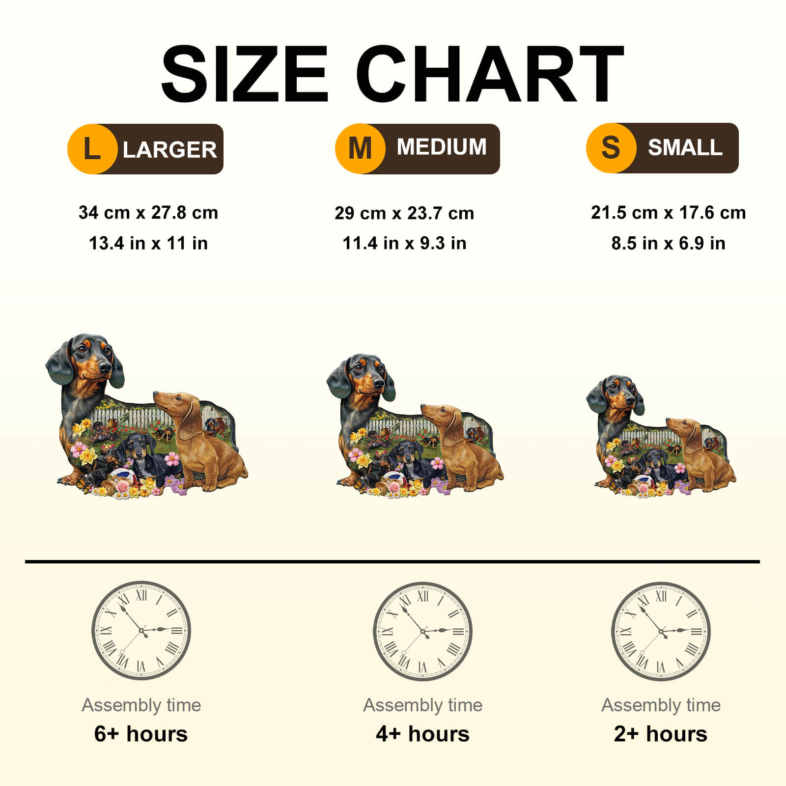 Puppy Garden Wooden Jigsaw Puzzle