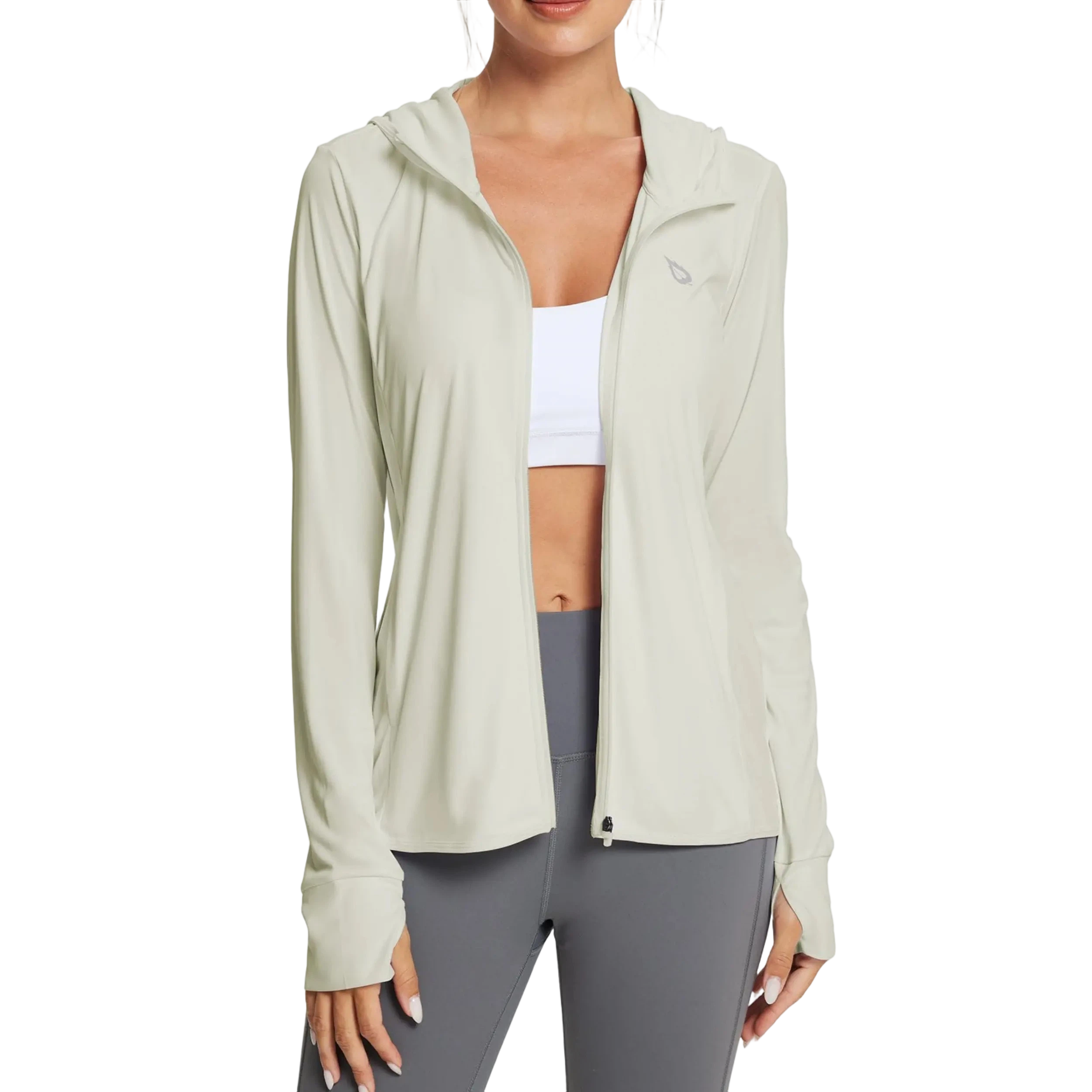 Women's UPF50+ Hoodie Sun Protection Shirts Lightweight Breathable SPF Jacket UV Cooling Long Sleeve Summer Outdoor Hiking Gardening Fishing