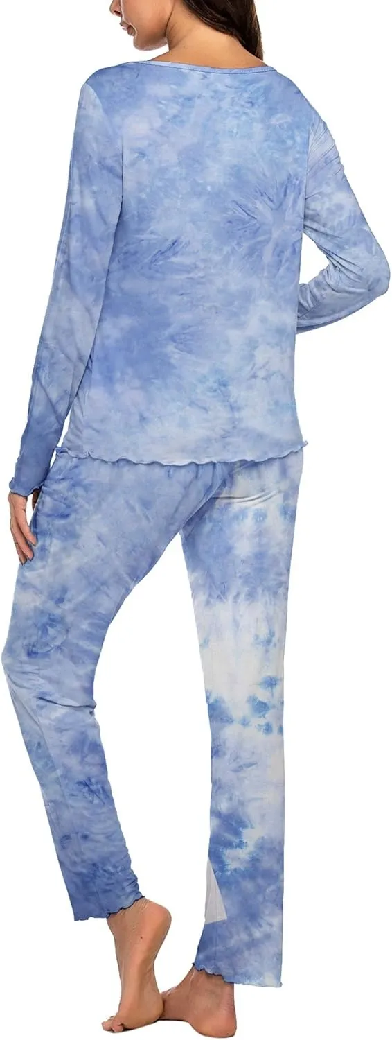 Womens Pajama Sets 2 Piece Lounge Set Fall Winter Pajamas