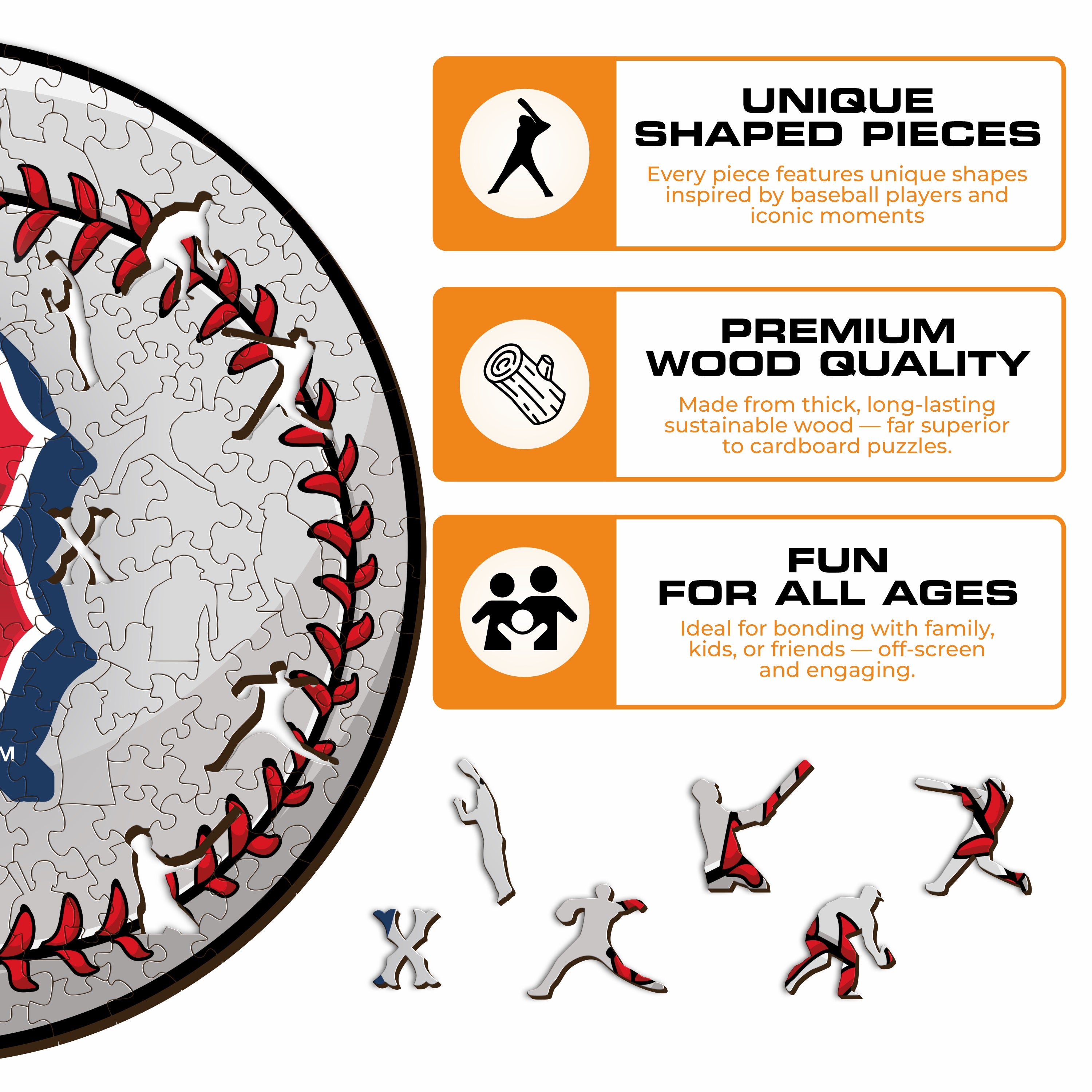 Boston Red Sox™ - Wooden Puzzle