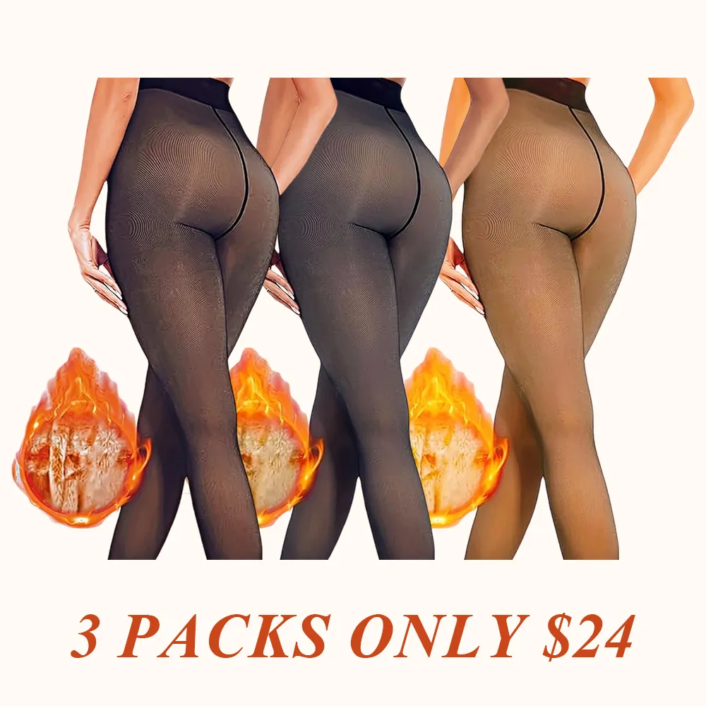 Winter Warmest Tights! Fleece Lined, Completely Opaque