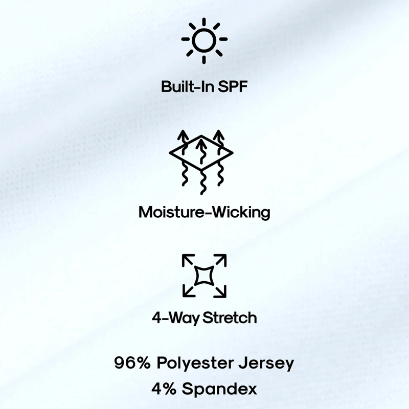 Men’s Classic Crew Neck T-Shirt –UPF30+