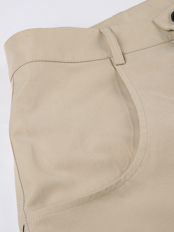 Ink-Splash Print Straight-Leg Casual Trousers