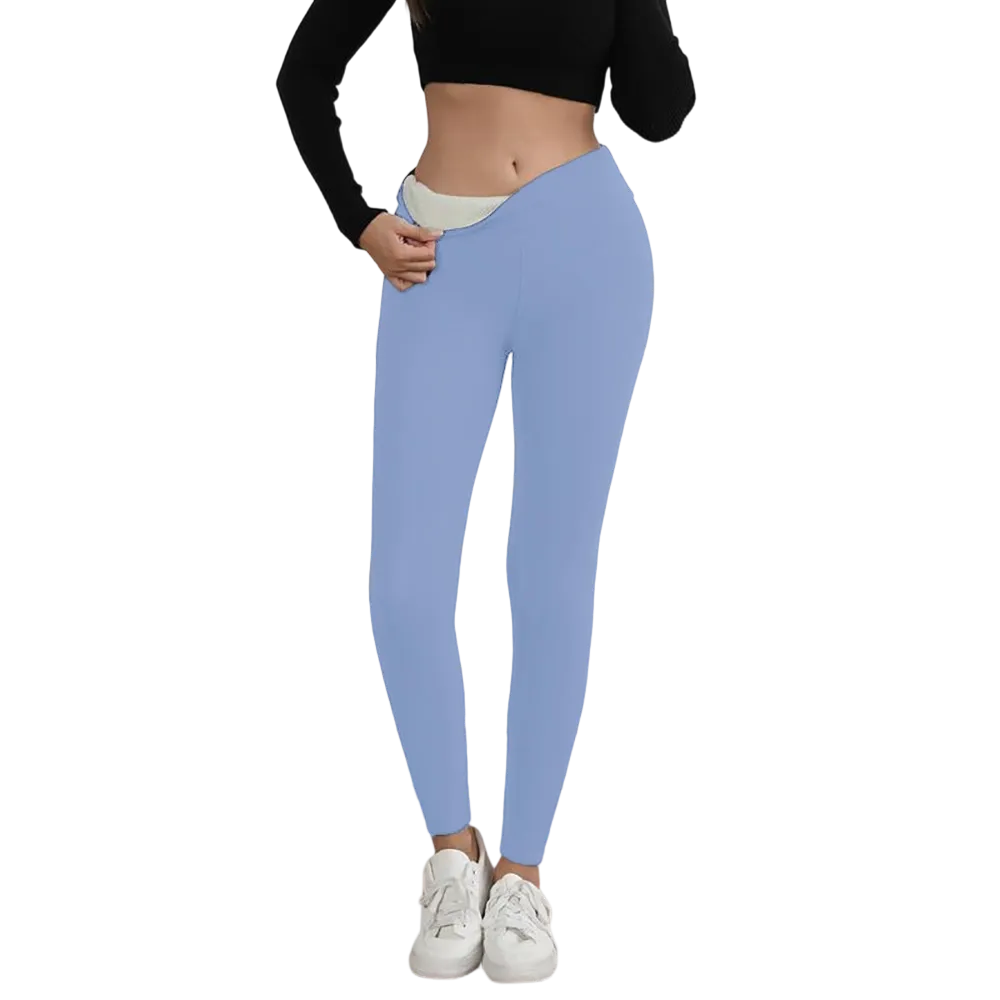 Winter Warm Fleece Lined Leggings High Waist Women's Casual Riding Workout Wear for Yoga