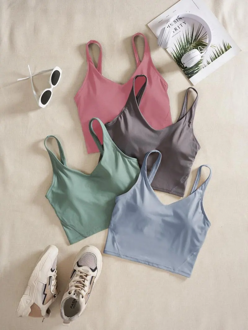 Women's Solid Backless Sports Bra(Less than $3 each!)