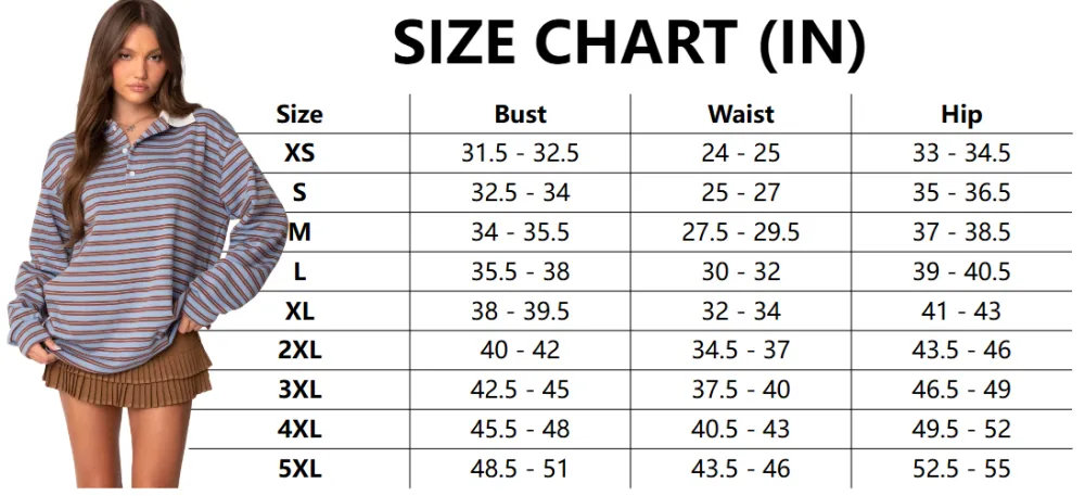 Stripey Oversized Collared Shirt